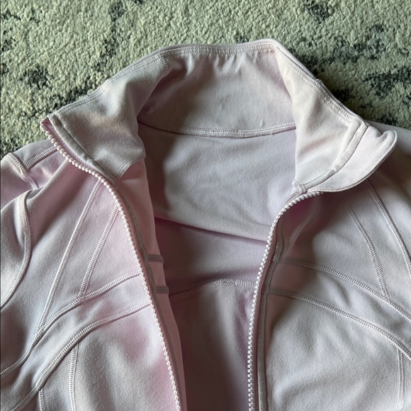 Lululemon Athletica Soft Pink Zip Top - Picture 5 of 14